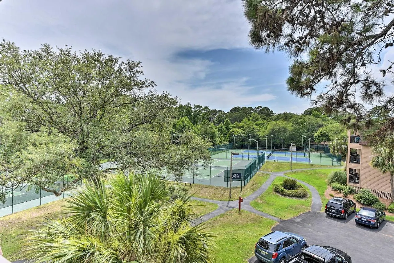 公寓 Hilton Head Getaway With Tennis View Walk To *