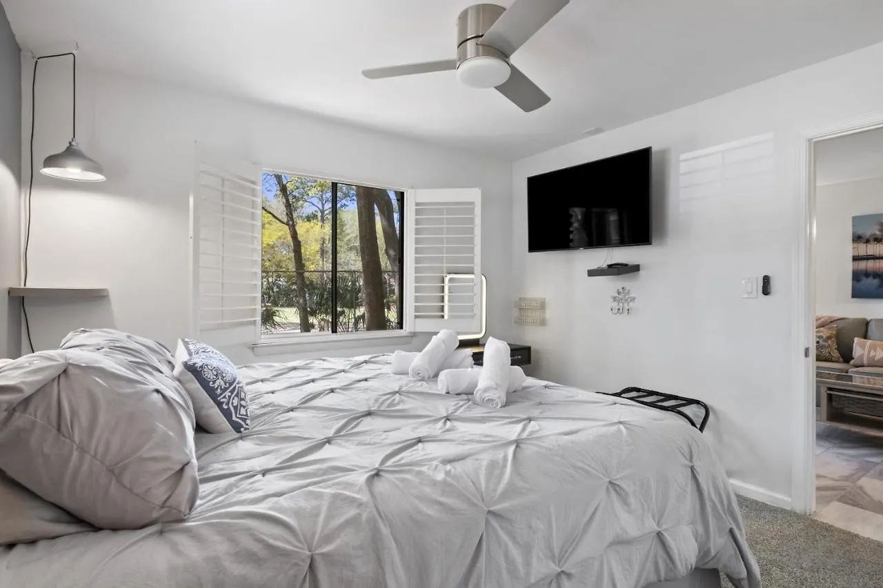 Fiddler'S Cove 1St Floor, No Steps, 2 Heated Pools, Pickleball, 8 Min Walk To Beach, Hot Tub Hilton Head Island