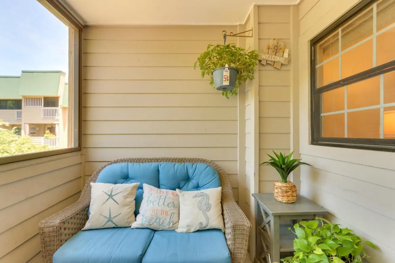 아파트 Hilton Head Screened Balcony, Beach Access! 힐튼 헤드 아일랜드