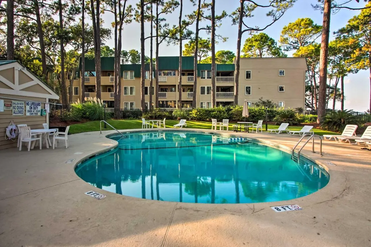 아파트 Hilton Head Screened Balcony, Beach Access! 힐튼 헤드 아일랜드