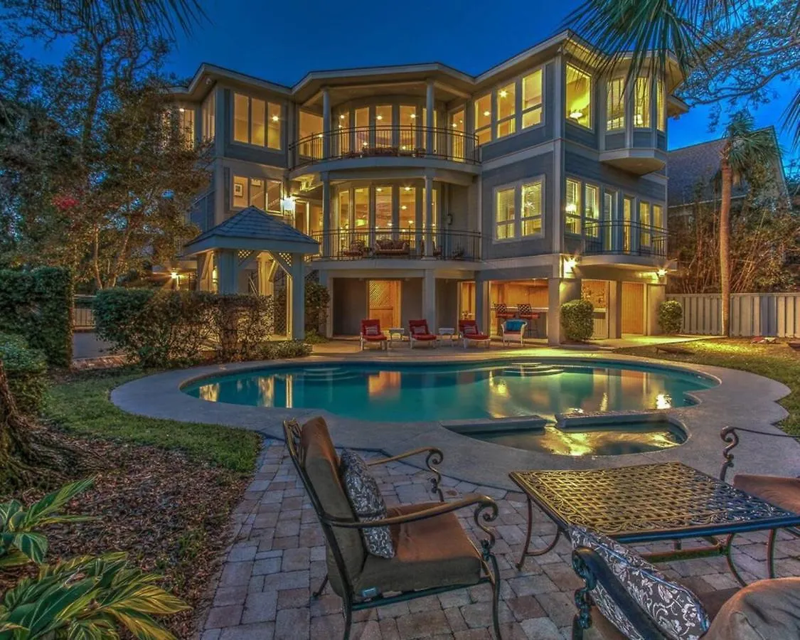 Tatil Evi 55 Steps To The - Private Pool & - 2nd Row To The - 29 Sandpiper St Hilton Head Island