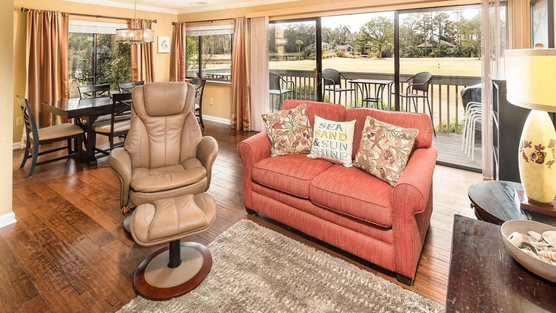 Golf Views, Walk In Shower, Private Deck Villa