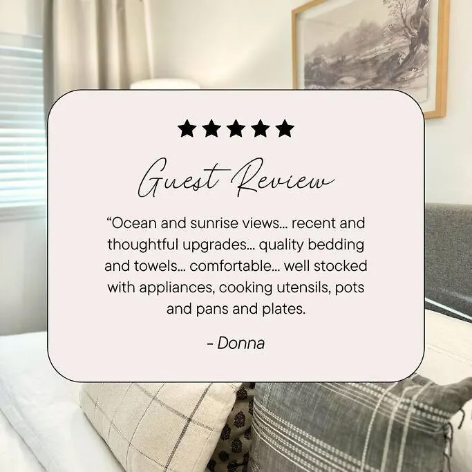 Oceanview King Suite - Steps To Beach! Pool, Tennis, Pickleball Apartament