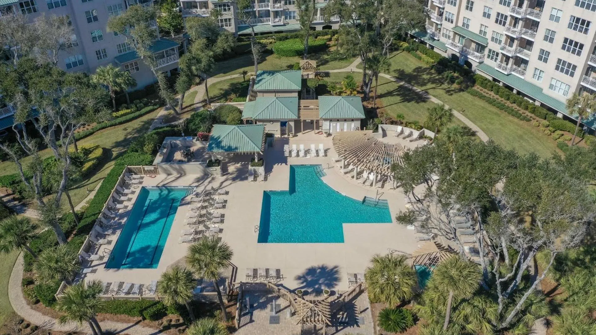 Villa Complex Pool, Getaway, Oceanfront Hilton Head Island