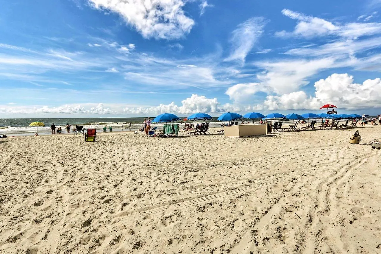 Hilton Head Ocean-view Steps To Beach! 公寓 *