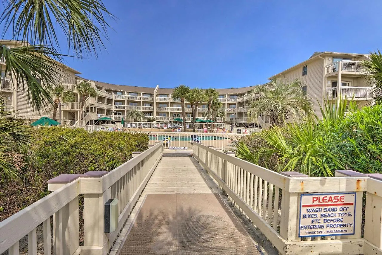 Beachfront With Ocean-view Balcony! Apartment Hilton Head Island