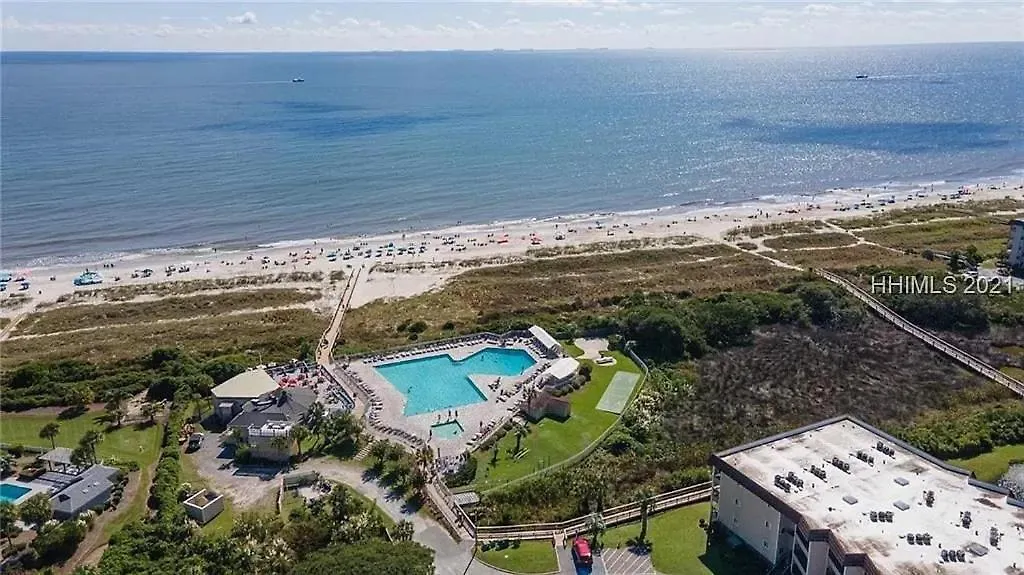 Luxury Beach With Amazing Amenities Biggest Pool On Hhi Beach Tennis 公寓 希爾頓黑德島
