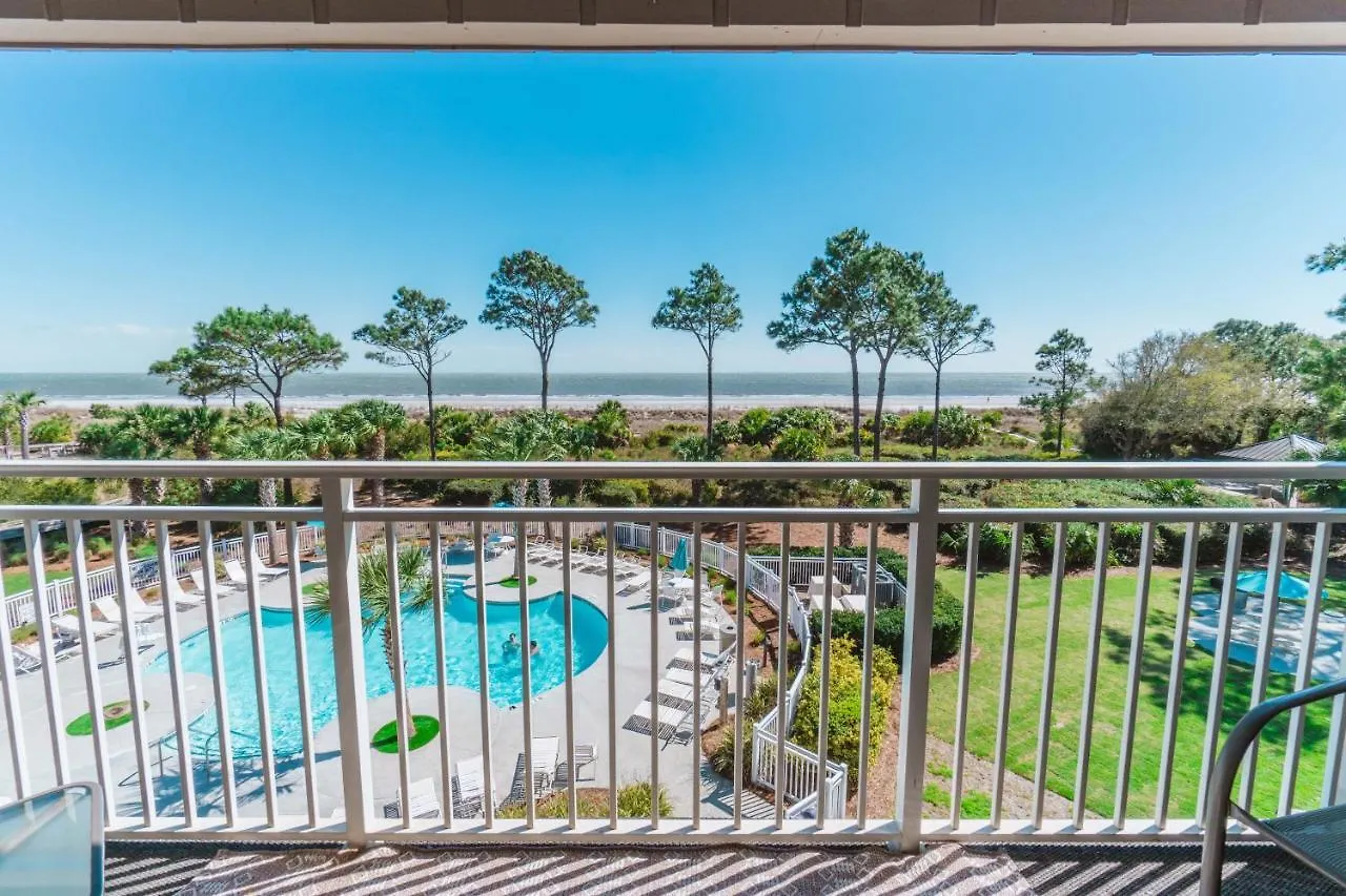 Apartament Stunning Views!!-oceanfront Villa-heated Pool-private Balcony-tiki Bar-walk To Coligny Plaza *