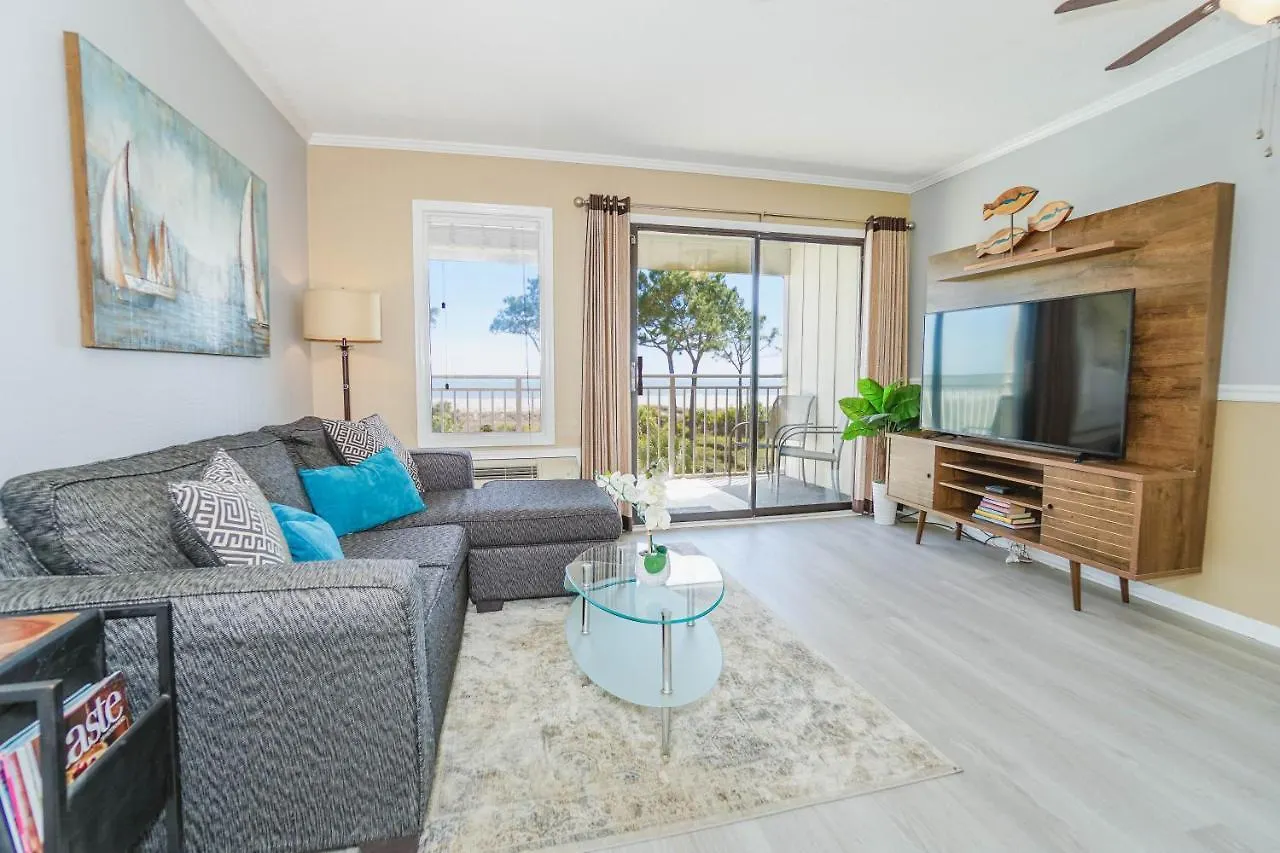 Stunning Views!!-oceanfront Villa-heated Pool-private Balcony-tiki Bar-walk To Coligny Plaza Apartament *