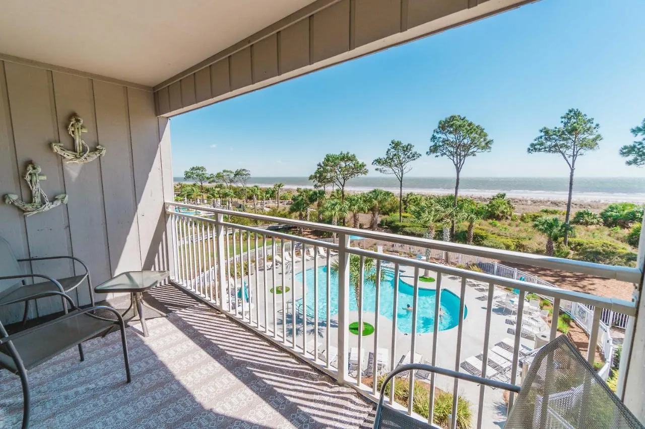 Stunning Views!!-oceanfront Villa-heated Pool-private Balcony-tiki Bar-walk To Coligny Plaza Apartament *