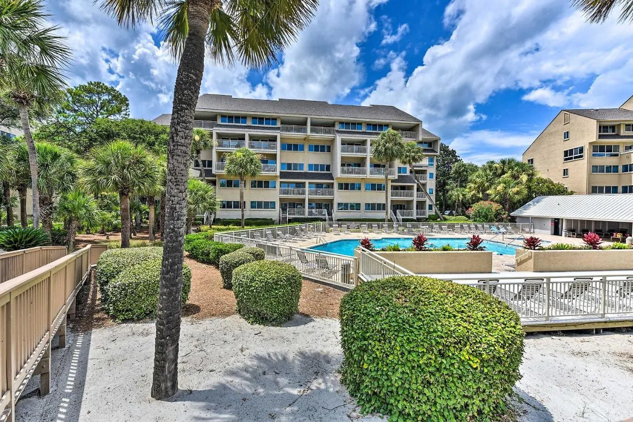 Palmetto Dunes With Views Steps To Beach! 힐튼 헤드 아일랜드