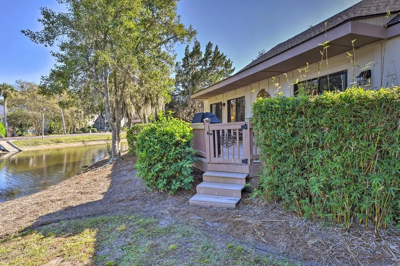 Palmetto Dunes With Deck And Lagoon Views! *