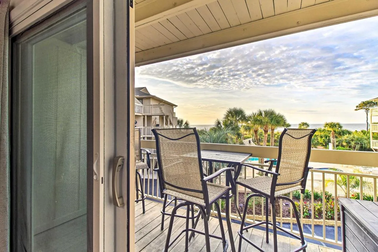 Gem With Ocean And Pool Views! Apartment Hilton Head Island