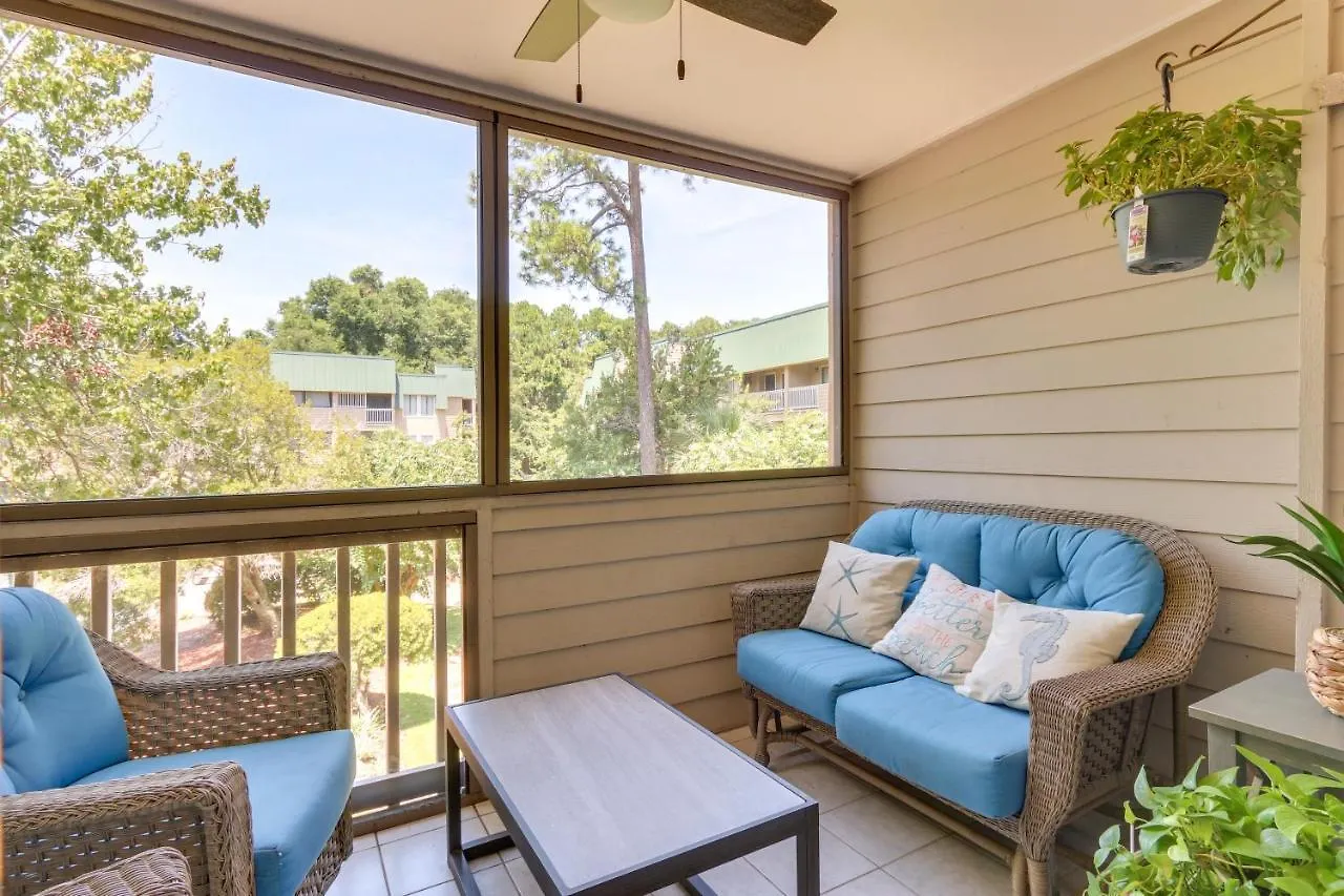Apartment Hilton Head Screened Balcony, Beach Access! *