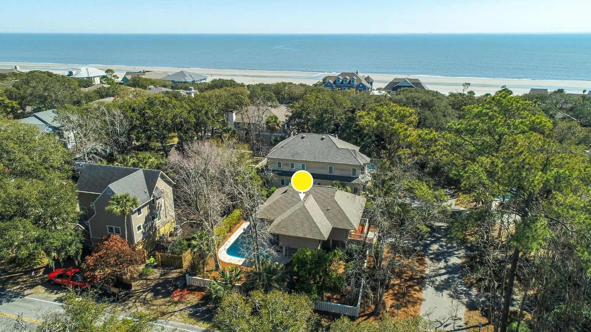 1 Lark Street 4th Row Ocean Private Pool Pet Friendly Near The Ocean, Shops & Restaurants Holiday home Hilton Head Island