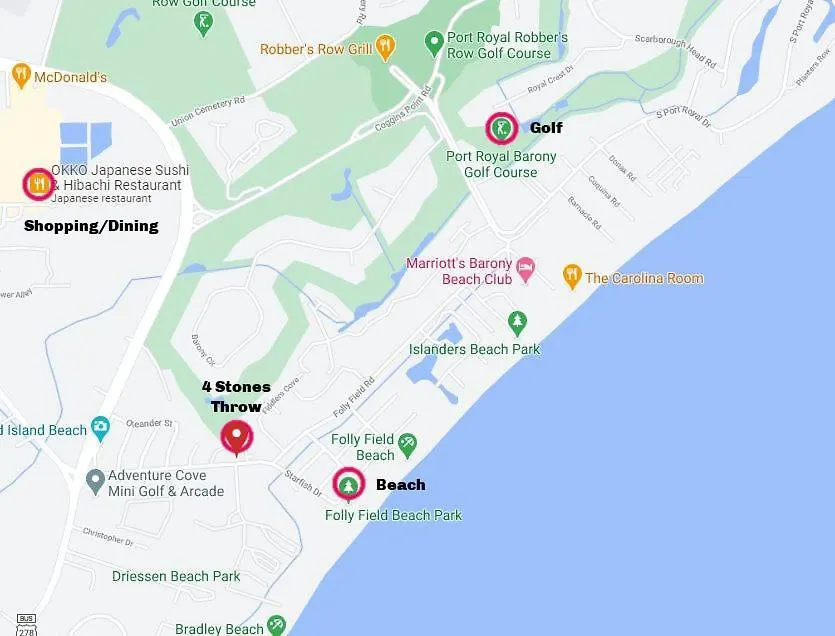 Villa Pet Friendly, Coastal, Getaway Hilton Head Island
