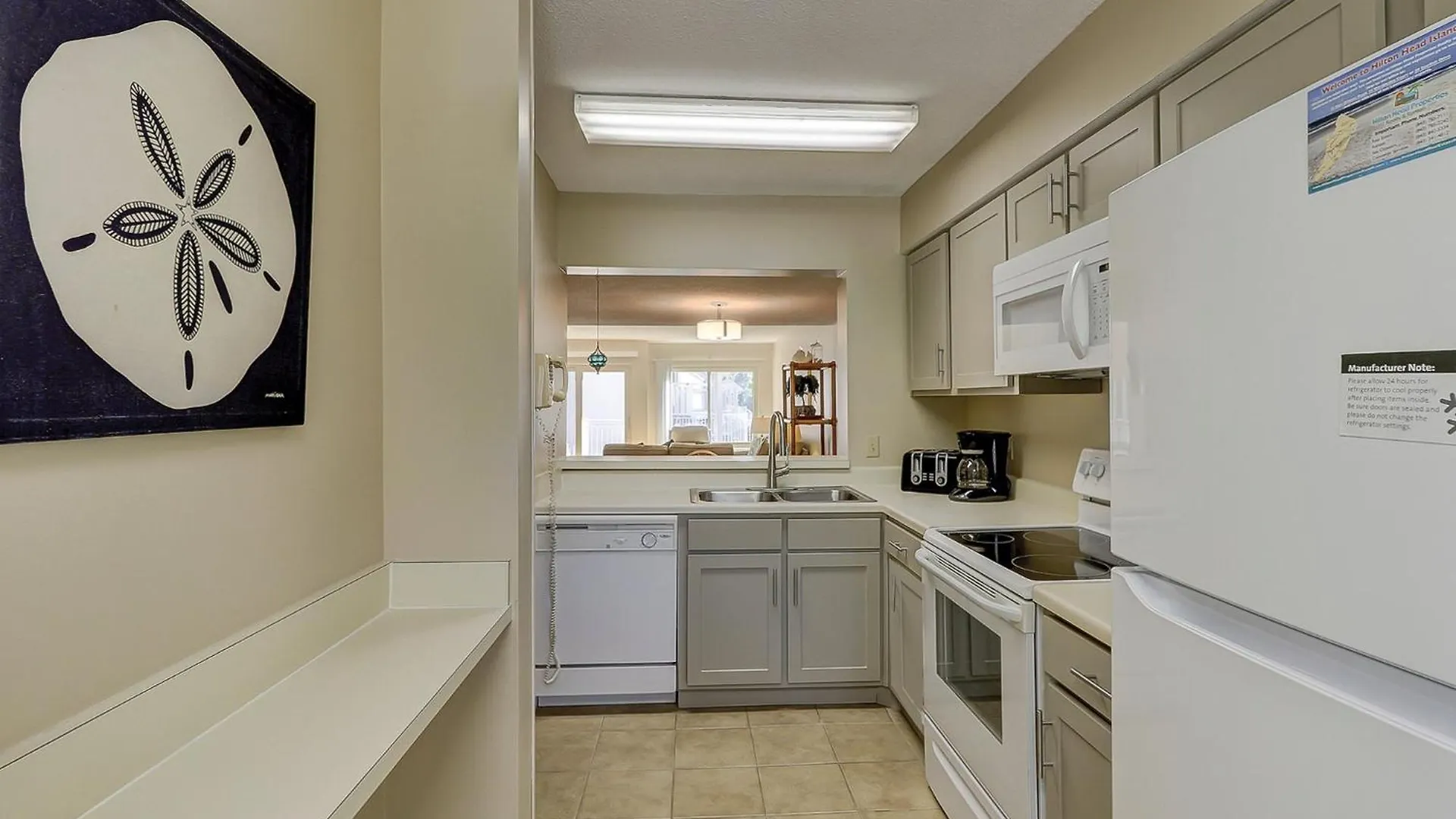 Villa Chefs Kitchen, Balcony, Forest Hilton Head Island