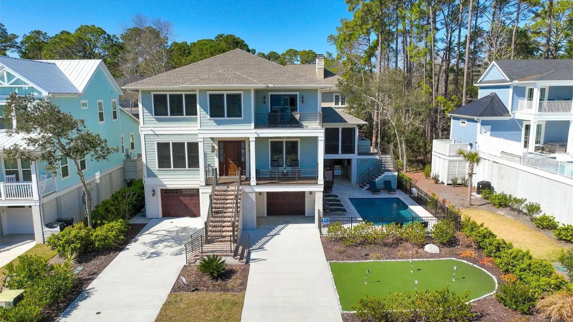 3 Shore Crest Lane- Chefs Kitchen, Game Room, Near Beach, Private Pool, Free Activities Included Hilton Head Island