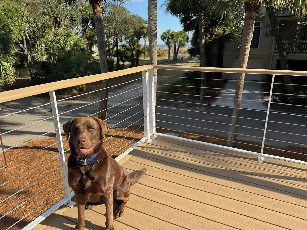 2nd Row 5 Bed 3 And One Half Bath Pet Friendly Ocean View House Hilton Head Island