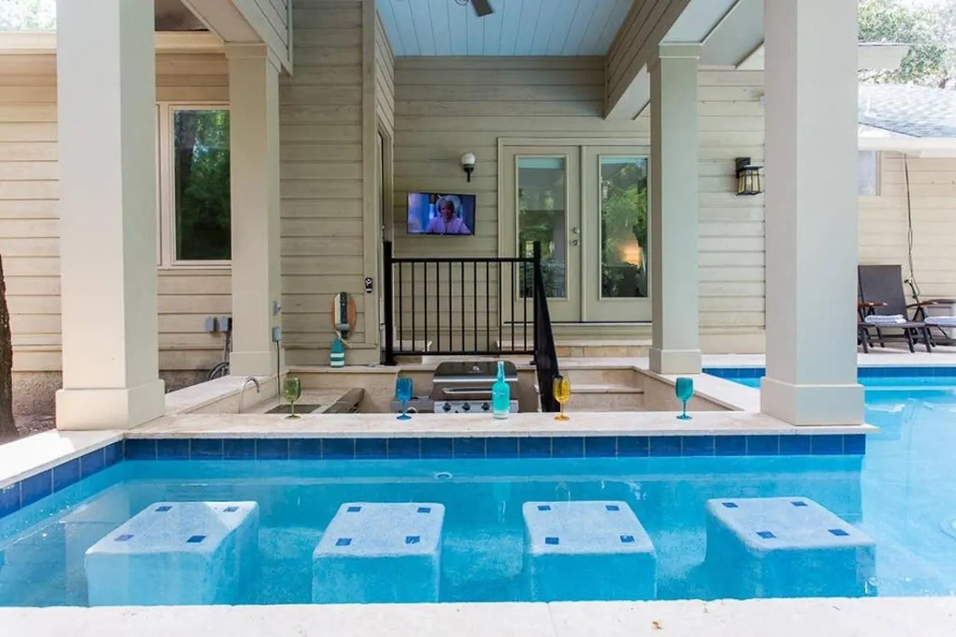 Feriehus Heated Pool Swim Up Bar Hottub 7min Bike To
