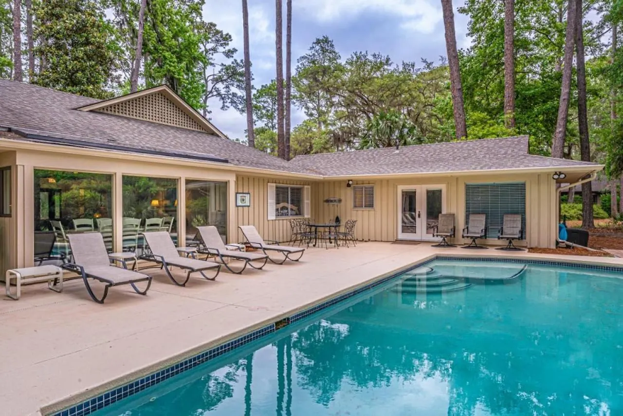 253 Greenwood New Renovations Private Pool Golf Views Sleeps 10 Sea Pines Hilton Head Island