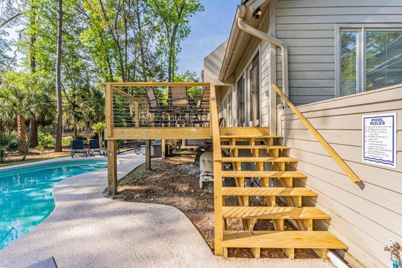 18 Stoney Creek On The Golf Course Private Pool Spacious Sleeps 10 Sea Pines Holiday home