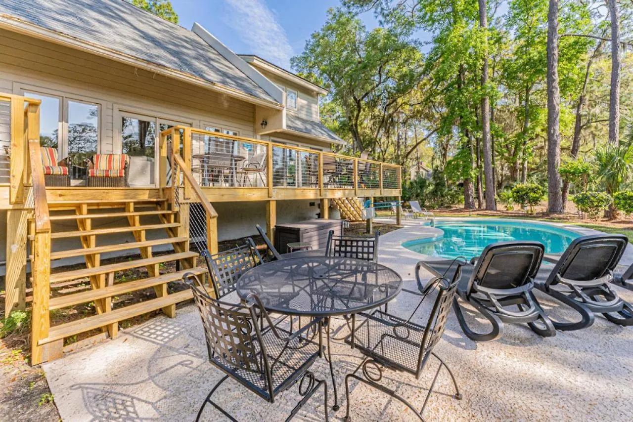 18 Stoney Creek On The Golf Course Private Pool Spacious Sleeps 10 Sea Pines *