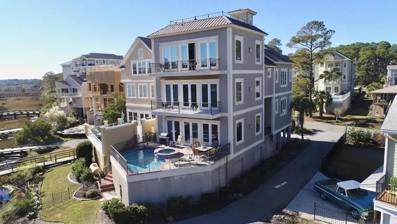 Amazing Ocean Views 36 Bradley Roof Hot Tub Sleeps 15 * Hilton Head Island