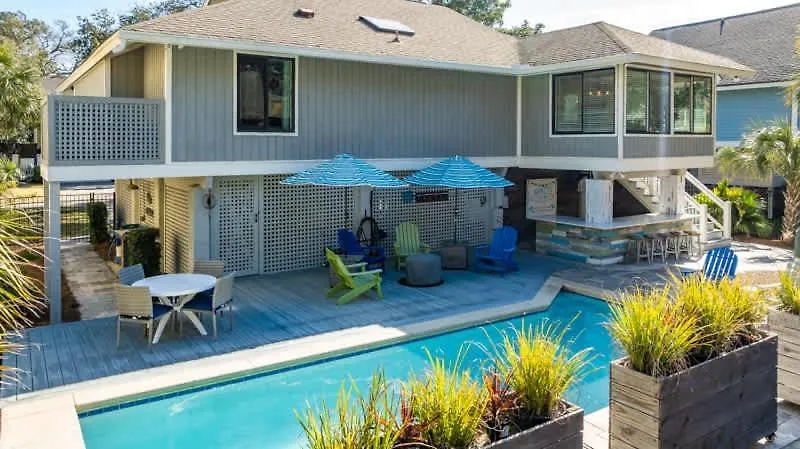 Steps To Sand 3 Bed 2 Bath With Private Pool * Hilton Head Island