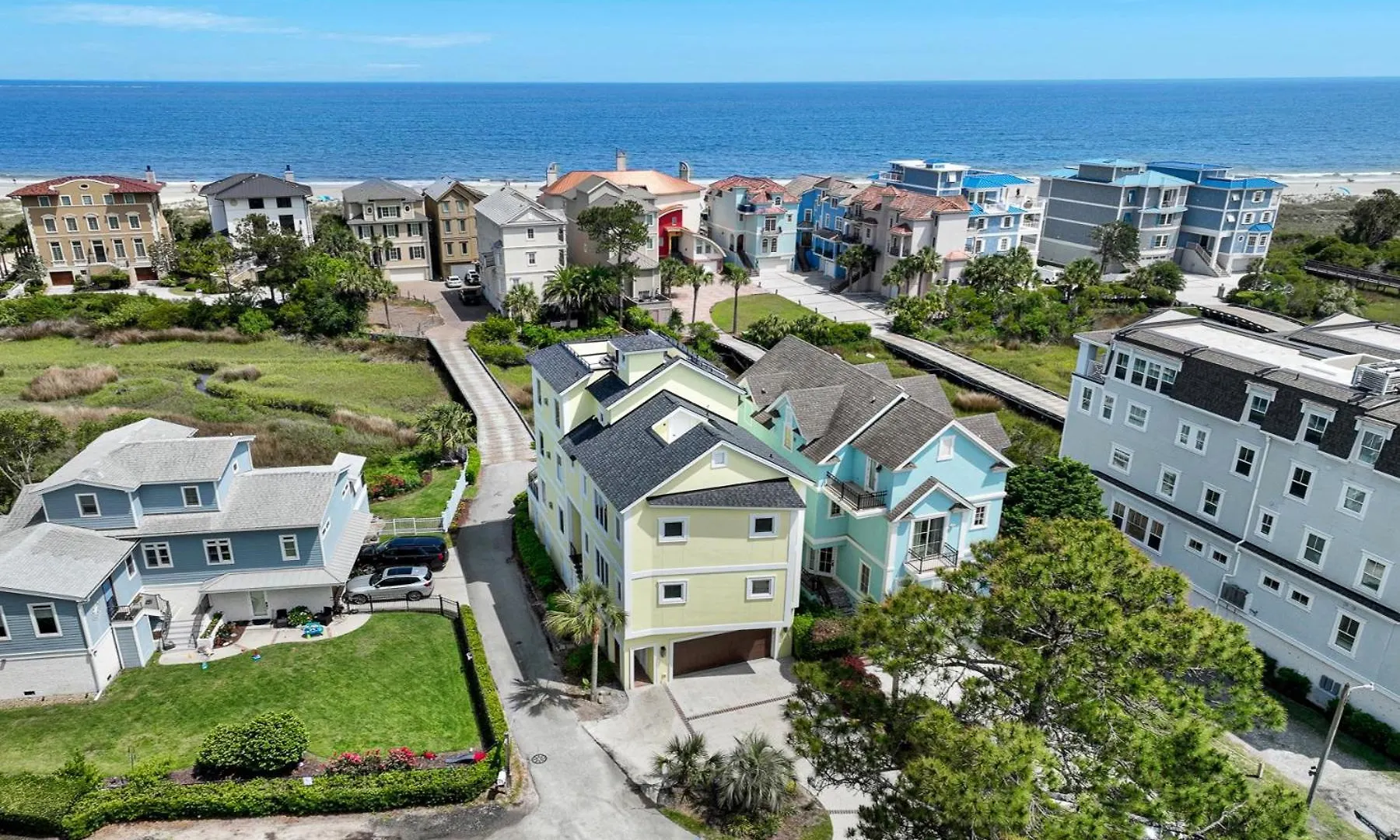 Ferienhaus Amazing Ocean Views 36 Bradley Roof Hot Tub Sleeps 15 Hilton Head Island