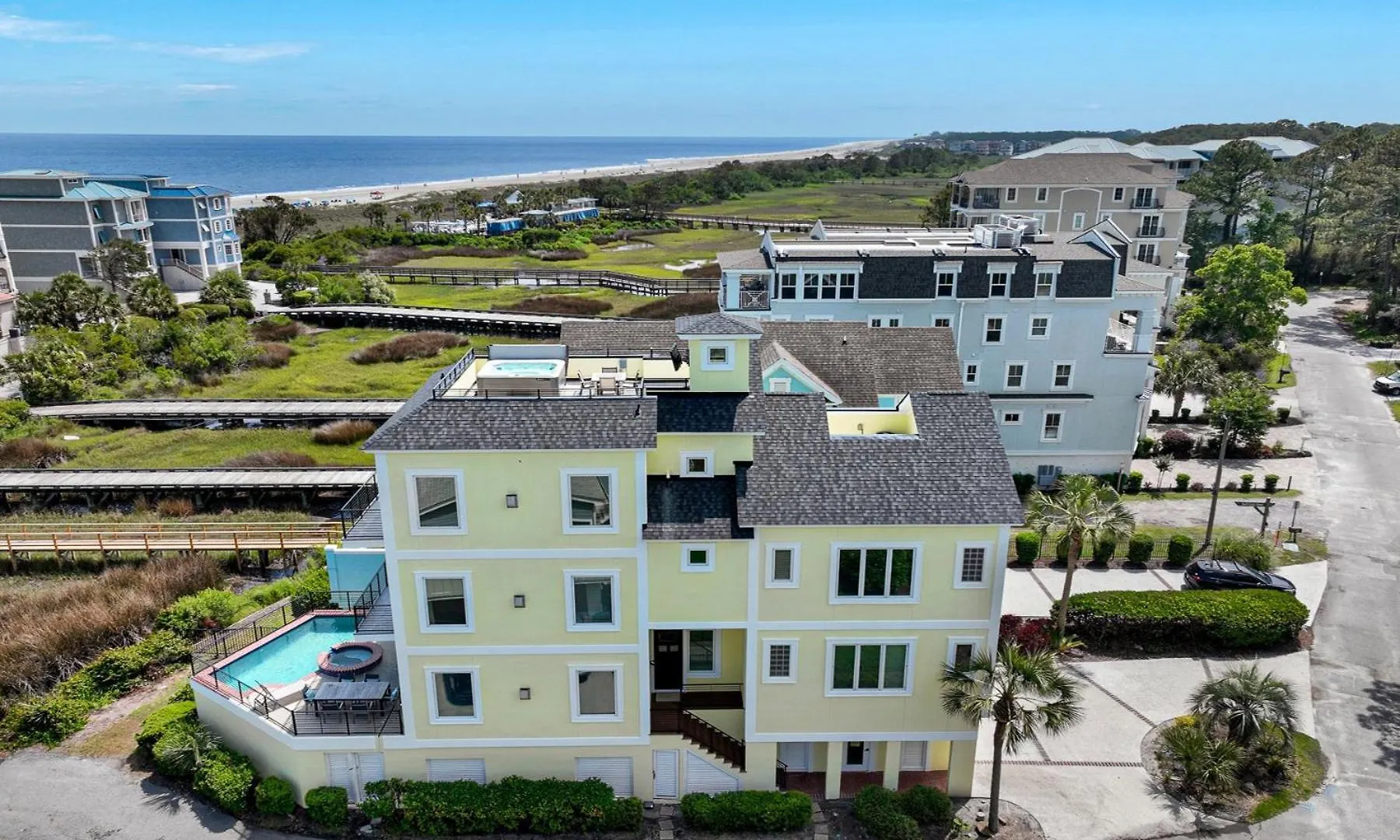 Amazing Ocean Views 36 Bradley Roof Hot Tub Sleeps 15