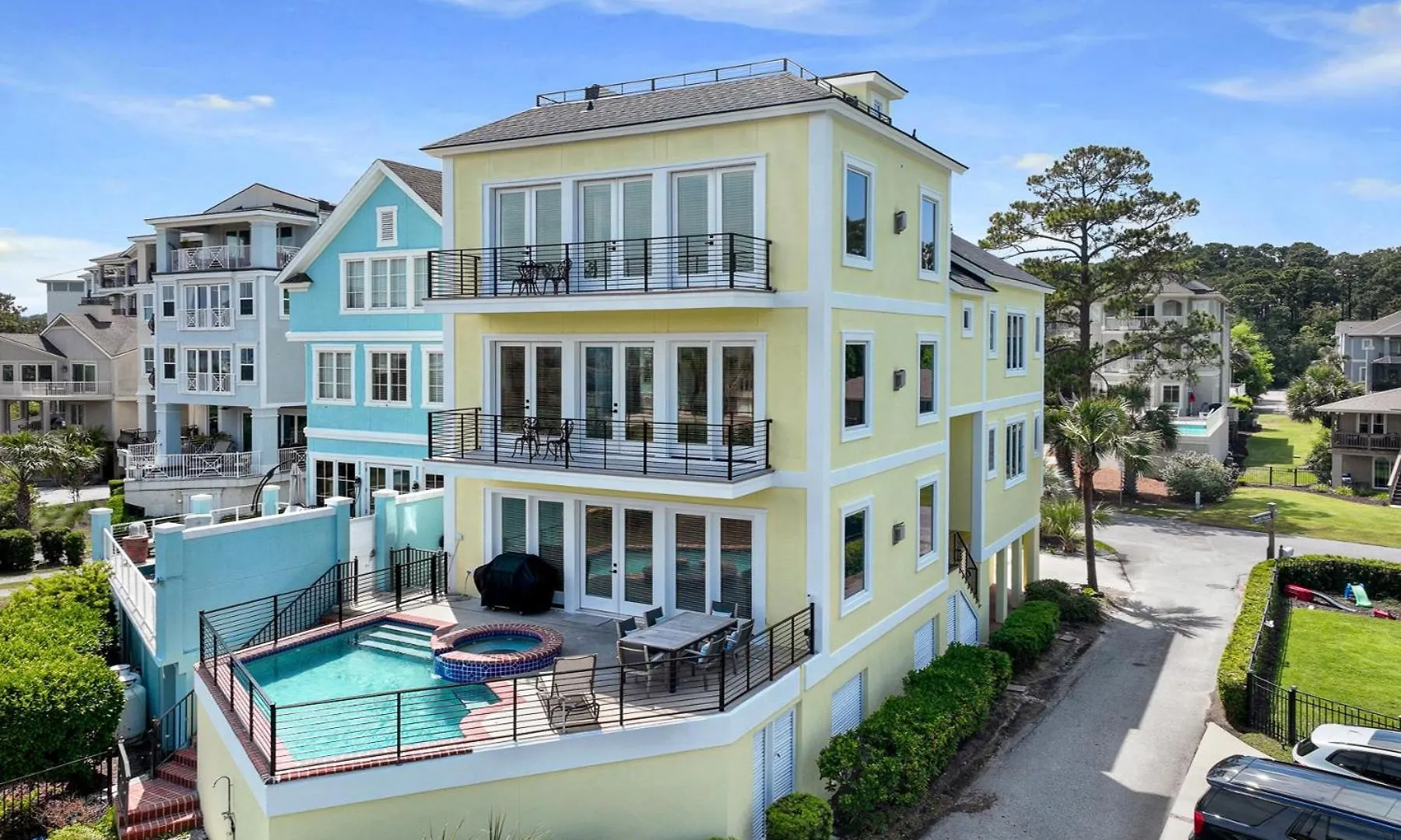 Amazing Ocean Views 36 Bradley Roof Hot Tub Sleeps 15 * Hilton Head Island