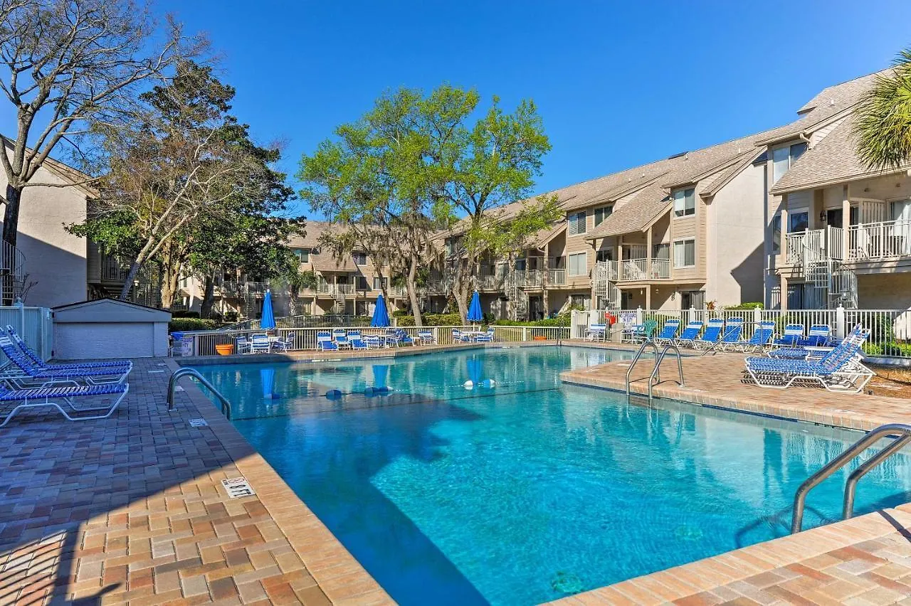 Villa Hilton Head With Balcony Walk To Beach! Hilton Head Island