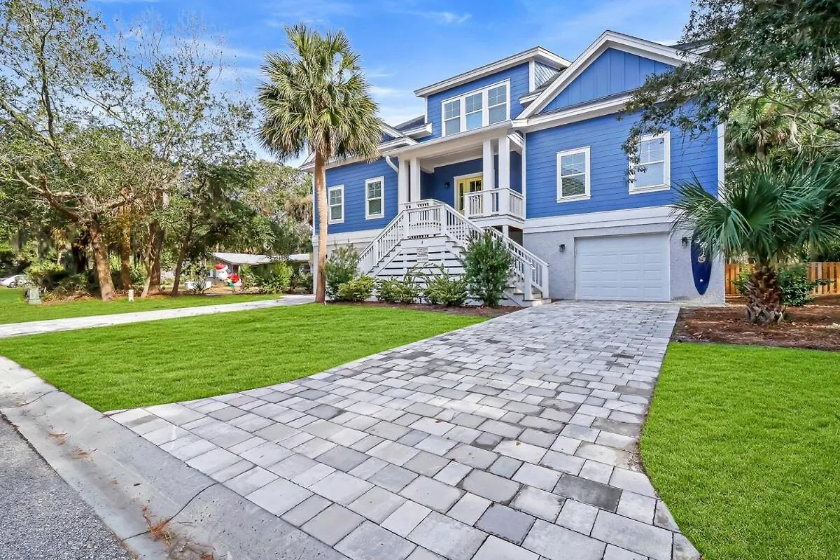 Vakantiehuis 7 Bd 6 And One Half Bath With Private Pool & Path Hilton Head Island