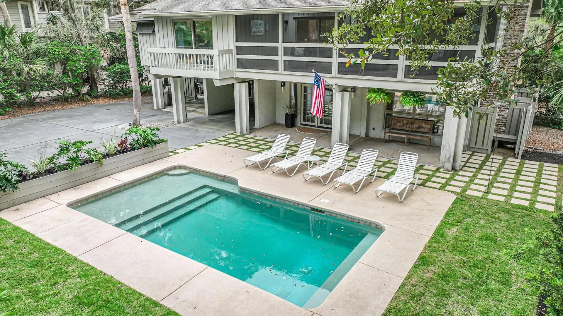 2nd Row House - Private Pool - 4 King Bedrooms - 19 Oyster Catcher Rd Сasa de vacaciones Hilton Head Island