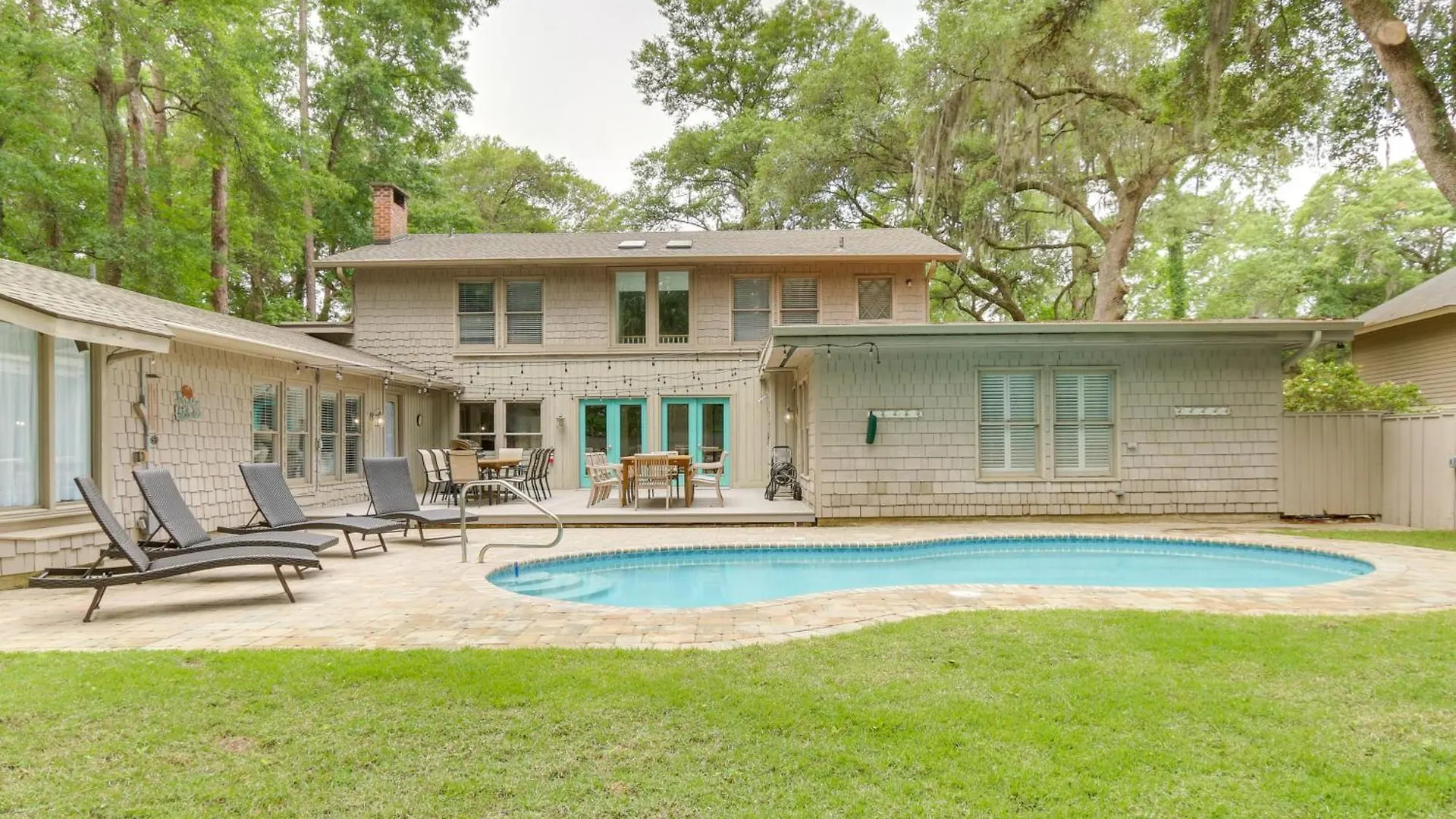 House With Private Pool Inside Sea Pines Resort! Хилтон-Хед-Айленд